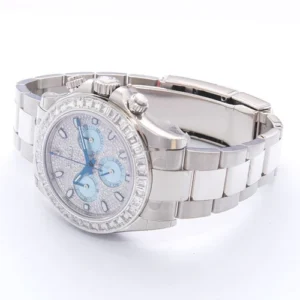 Rolex daytona 116576TBR platinum Cosmograph Diamond Pave Dial