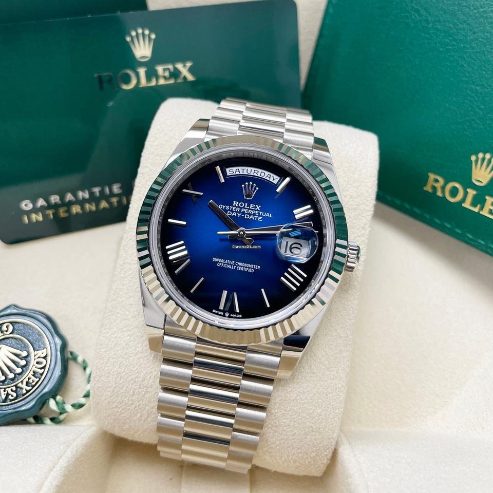 Rolex Day-Date 228239 White Gold President Watch