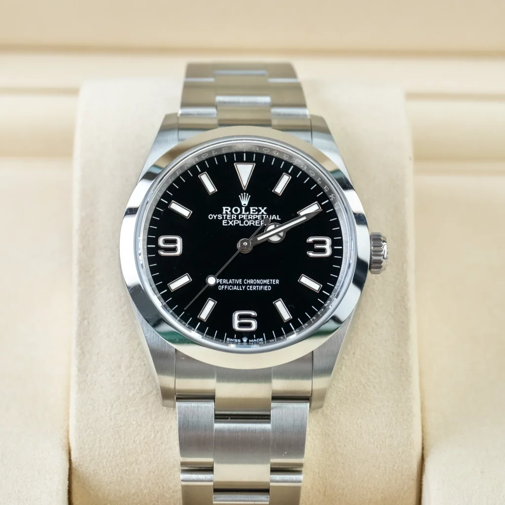 Rolex Explorer 36 Oystersteel Black Dial Ref. 124270