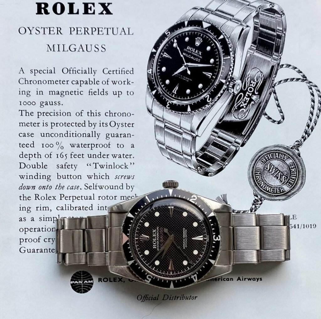 Rolex Milgauss 6541 Oystersteel Vintage Ref. 6541